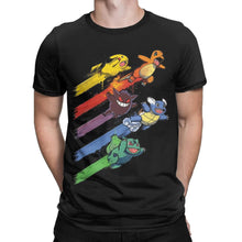 Pokemon T-shirt Men's Pure Cotton Casual T-shirt Round Neck Short Sleeve Clothing Summer Sports Casual Short Sleeve Popular Top