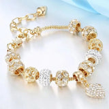 Beaded Love Family Charm Bracelet Trendy Gift Jewelry