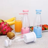 Portable Blender 420ml USB Rechargeable Juicer Cup with 6 Blades