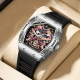 goobingoo Creative Astronaut Tonneau Sports Watch - Luxury Space Cartoon Quartz Timepiece