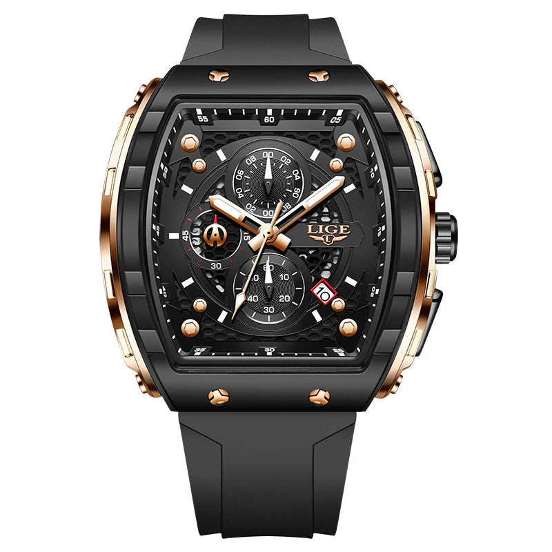 2026 LIGE Top Brand Luxury Watches Men Sport Waterproof Quartz Mens Watch Military Luminous Dive Wristwatch Male Reloj Homre goobingoo