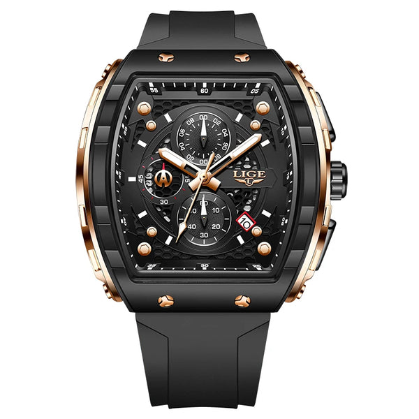2026 LIGE Top Brand Luxury Watches Men Sport Waterproof Quartz Mens Watch Military Luminous Dive Wristwatch Male Reloj Homre goobingoo