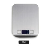 goobingoo High-Precision Digital Kitchen Scale - Ultra-Slim Stainless Steel Electronic Food Weight Scale