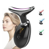 LED Face & Neck Massager 3/7 Color Light Beauty Device