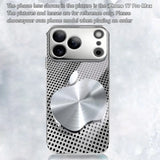 goobingoo Metal Mesh Glass iPhone Case - Electroplated Luxury Matte Shockproof Cover