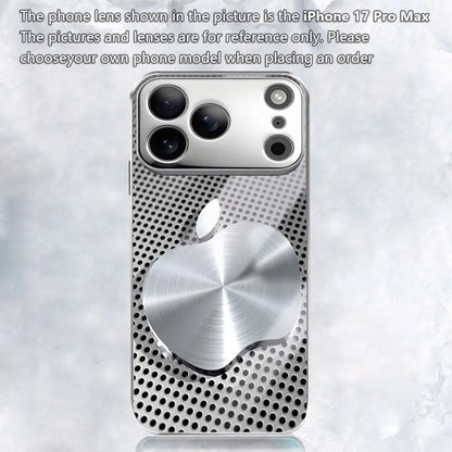 Metal Mesh Glass iPhone Case – Electroplated Matte Luxury Cover goobingoo