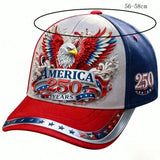 goobingoo 250th Anniversary Patriotic USA Eagle Cap - 1776-2026 Commemorative Baseball Hat