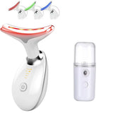 LED Face & Neck Massager 3/7 Color Light Beauty Device