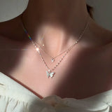 Simple Shiny Alloy Necklace Minimalist Everyday Jewelry