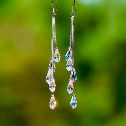 Long Tassel Statement Earrings Irregular Fashion Jewelry