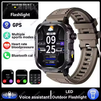 goobingoo 2026 Military Grade Tactical Smart Watch goobingoo