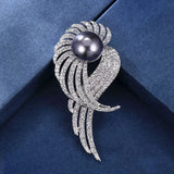 Tulip Flower Brooch — Elegant Coat Pin for Women