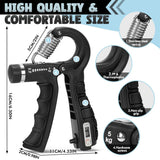 Adjustable Hand Gripper 5-60Kg Grip Strength Trainer Wrist Exerciser