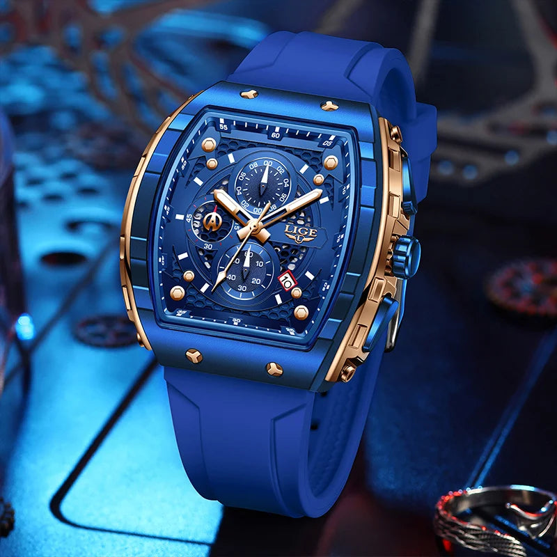 2026 LIGE Top Brand Luxury Watches Men Sport Waterproof Quartz Mens Watch Military Luminous Dive Wristwatch Male Reloj Homre goobingoo