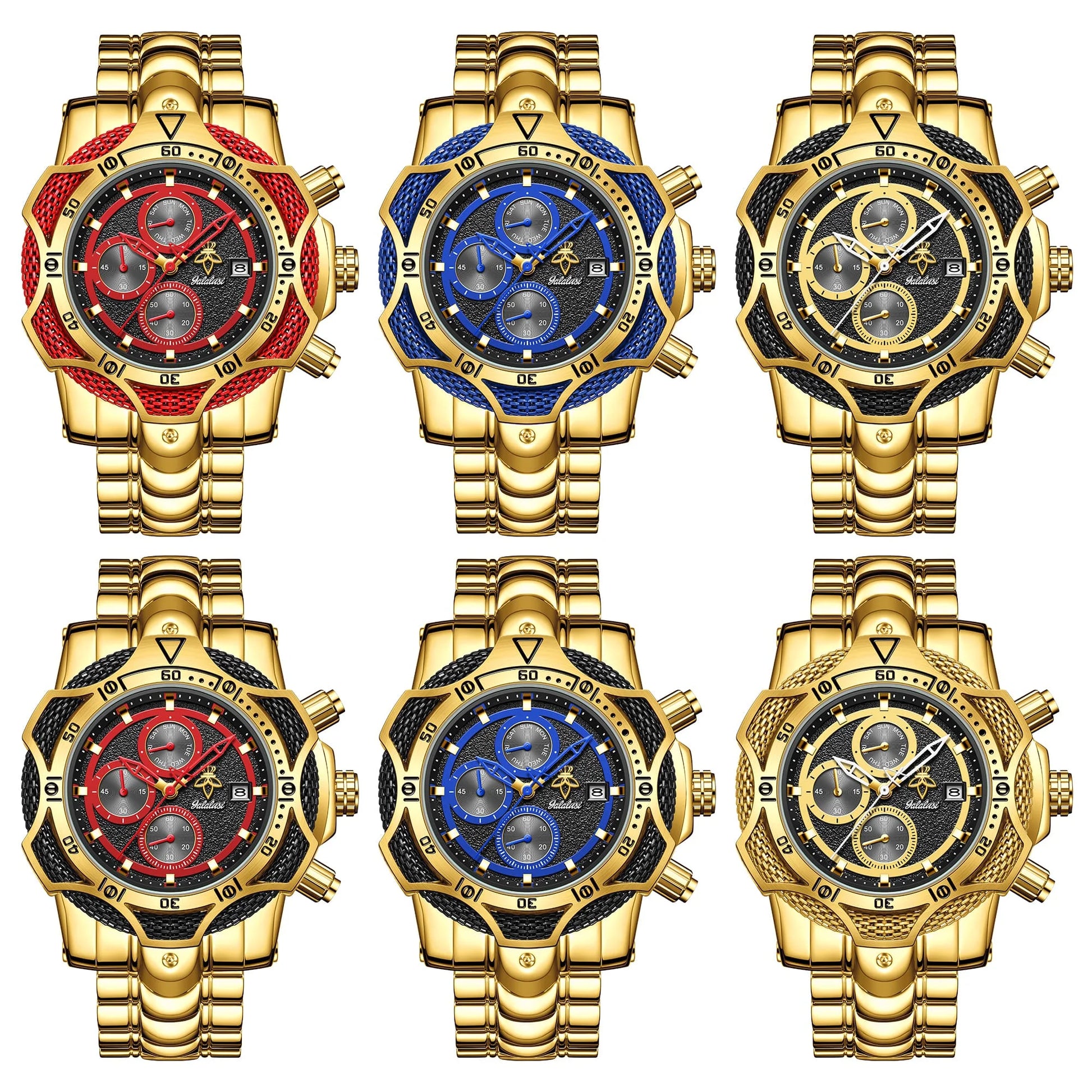 The Bold Gold & Crimson Red Watch That Instantly Upgrades Your Fit goobingoo