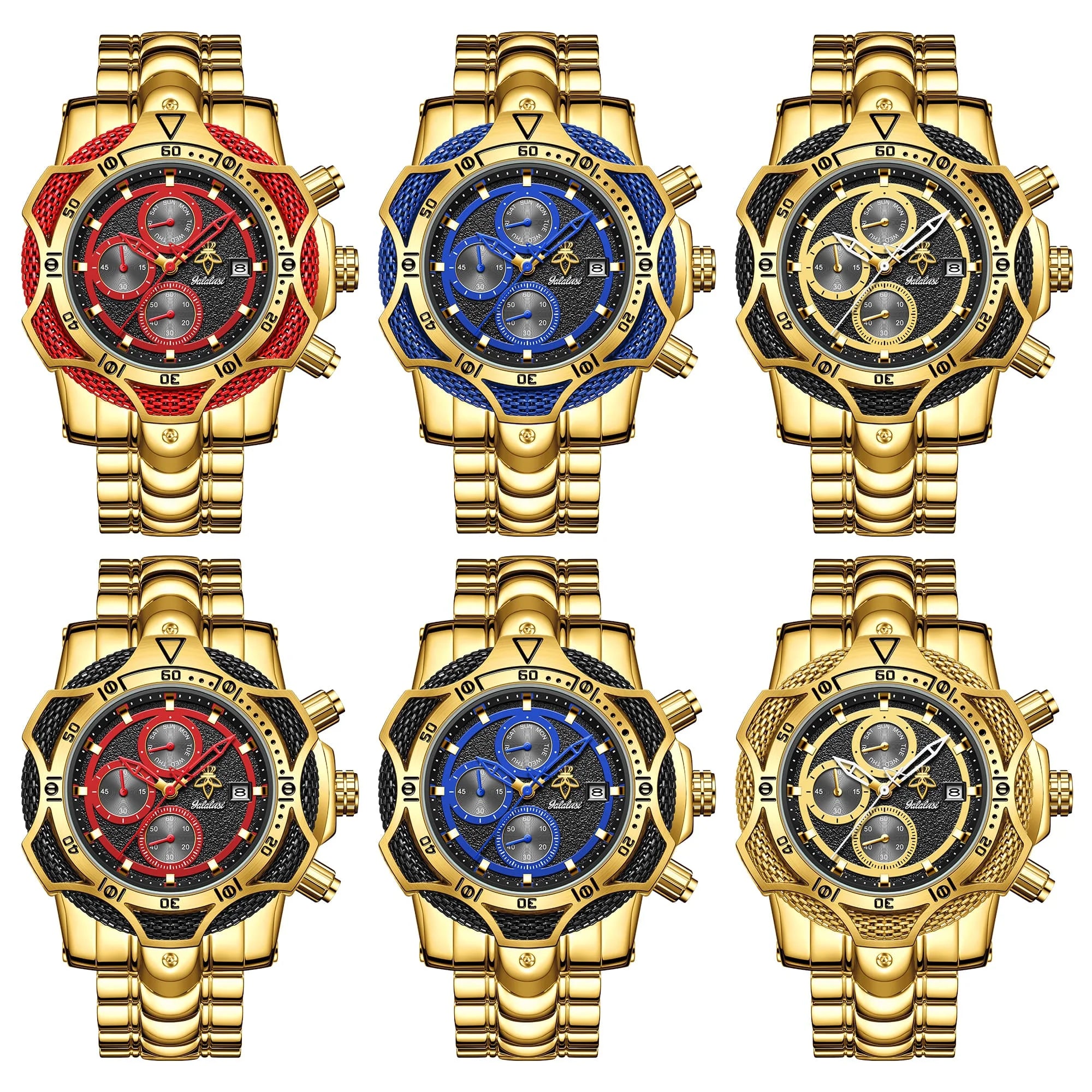The Bold Gold & Crimson Red Watch That Instantly Upgrades Your Fit goobingoo
