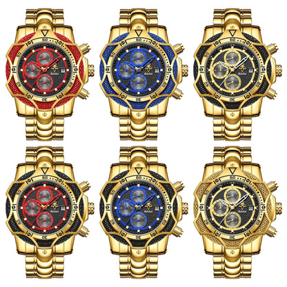 The Bold Gold & Crimson Red Watch That Instantly Upgrades Your Fit goobingoo