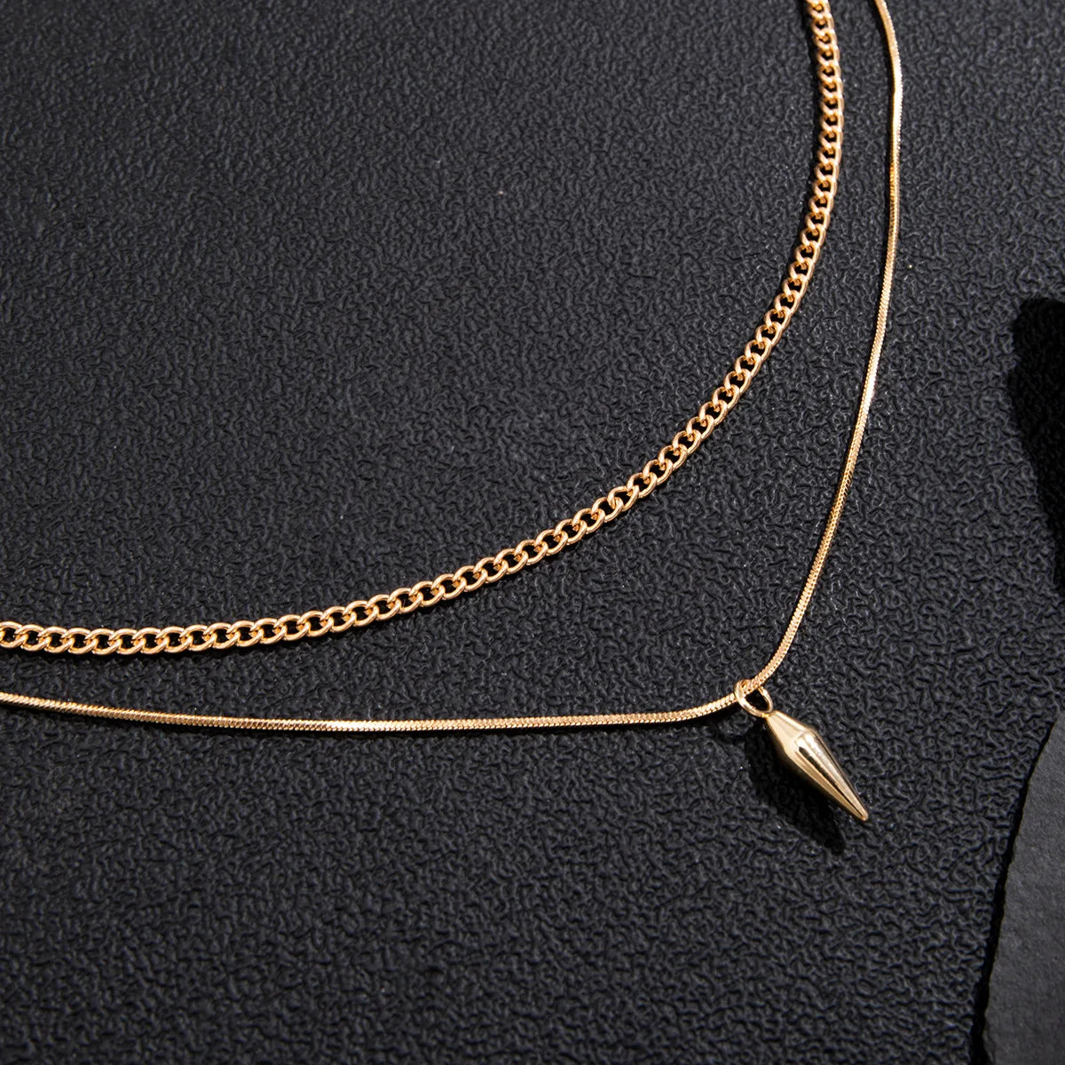 Men’s Punk Snake Chain Necklace Set Stainless Steel Cuban Choker
