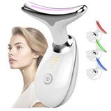 LED Face & Neck Massager 3/7 Color Light Beauty Device