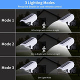 Solar Motion Sensor LED Security Light Style Outdoor Lamp