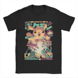 Pokemon T-shirt Men's Pure Cotton Casual T-shirt Round Neck Short Sleeve Clothing Summer Sports Casual Short Sleeve Popular Top