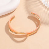Emerald Resin Bangle Bracelet — Elegant Daily Statement