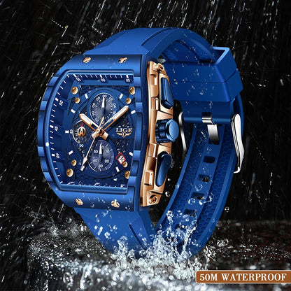 2026 LIGE Top Brand Luxury Watches Men Sport Waterproof Quartz Mens Watch Military Luminous Dive Wristwatch Male Reloj Homre goobingoo