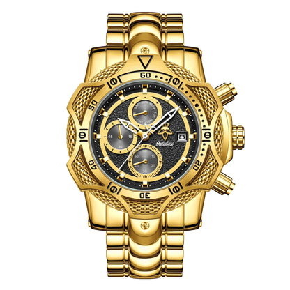 The Bold Gold & Crimson Red Watch That Instantly Upgrades Your Fit goobingoo