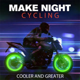 Luminous Tire Valve Caps Glow Wheel Stem Caps for Car & Bike