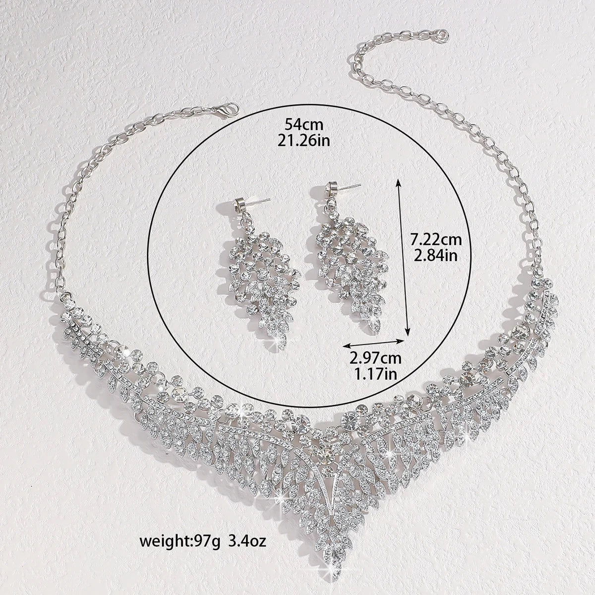 goobingoo Emerald Elegance Cascading Jewelry Set goobingoo