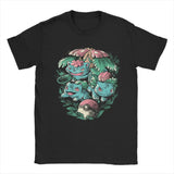 Pokemon T-shirt Men's Pure Cotton Casual T-shirt Round Neck Short Sleeve Clothing Summer Sports Casual Short Sleeve Popular Top