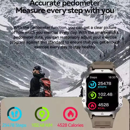 goobingoo 2026 Military Grade Tactical Smart Watch goobingoo