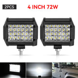 goobingoo 7" LED Light Bar - Offroad Spot Flood Combo Beam Waterproof Work Light