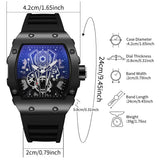 goobingoo ONOLA Luxury Automatic Mechanical Watch - Waterproof Hollow Skeleton Wristwatch