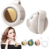 Portable Bladeless Mini Fan Clip-On Shirt Waist 3-Speed USB