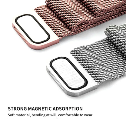 goobingoo, milanese loop, magnetic watch band, stainless steel mesh strap, smartwatch replacement band, magnetic mesh wristband, adjustable watch strap, universal watch band, metal sport strap goobingoo