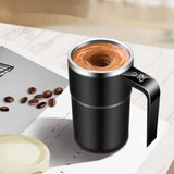 Automatic Self Stirring Mug Rechargeable Coffee Mixer Cup Stainless Steel