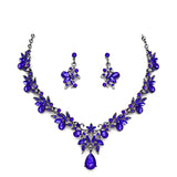 goobingoo Elegant Choker Necklace & Earrings Set - Luxury Bridal & Prom Jewelry