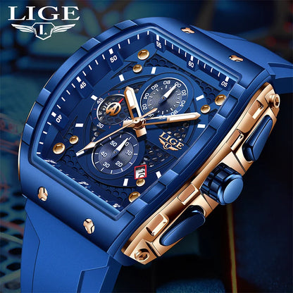 2026 LIGE Top Brand Luxury Watches Men Sport Waterproof Quartz Mens Watch Military Luminous Dive Wristwatch Male Reloj Homre goobingoo