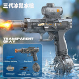 Electric Automatic Water Gun with LED Lights Kids Summer Blaster Toy
