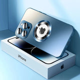 goobingoo Luxury Aluminum Metal Case - Magnetic Shockproof Matte Cover for iPhone