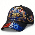 goobingoo 250th Anniversary Patriotic USA Eagle Cap - 1776-2026 Commemorative Baseball Hat