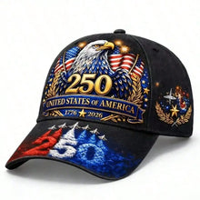 goobingoo 250th Anniversary Patriotic USA Eagle Cap - 1776-2026 Commemorative Baseball Hat