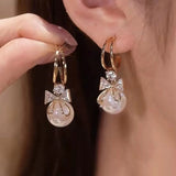 Wine Red Heart Earrings Romantic Statement Jewelry