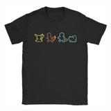 Pokemon T-shirt Men's Pure Cotton Casual T-shirt Round Neck Short Sleeve Clothing Summer Sports Casual Short Sleeve Popular Top