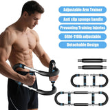 Adjustable Resistance Twister Arm & Chest Trainer - Portable Home/Office Workout