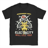 Pokemon T-shirt Men's Pure Cotton Casual T-shirt Round Neck Short Sleeve Clothing Summer Sports Casual Short Sleeve Popular Top