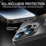 goobingoo Luxury Aluminum Metal Case - Magnetic Shockproof Matte Cover for iPhone