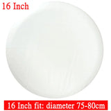 14-17" Universal Spare Tire Cover PVC PU Black White Protector Bag Pouch for Car