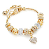 Beaded Love Family Charm Bracelet Trendy Gift Jewelry